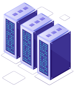 Hosting server illustration